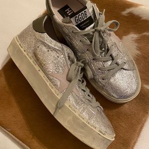 Silver golden goose size 39